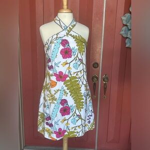 Trina Turk Floral Halter Dress